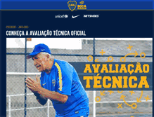 Tablet Screenshot of bocajuniorsbrasil.com.br